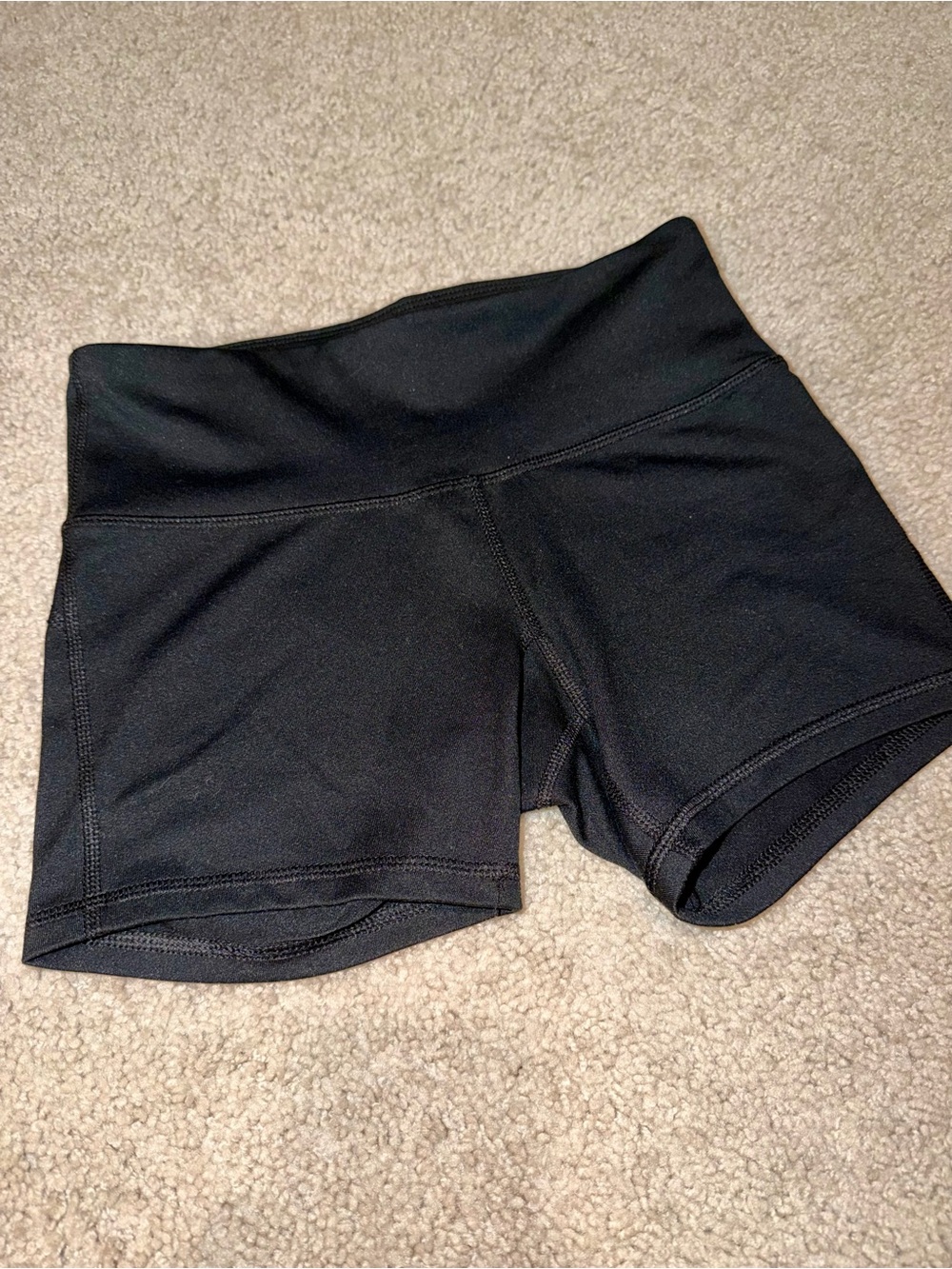 Champion Women's Black High-Waist Active Shorts